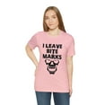 thumbnail image 6 of I Leave Bite Marks Unisex Streetwear Halloween Jersey Short Sleeve T-Shirt, 6 of 12