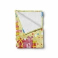 thumbnail image 2 of Birthday Soft Flannel Fleece Throw Blanket, Young Woman and Birthday Cake Table Full of Presents Butterfly, Cozy Plush for Indoor and Outdoor Use, 60" x 80", Multicolor, by Ambesonne, 2 of 6
