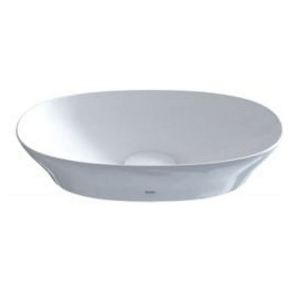 TOTO® Kiwami® Oval 16 Inch Vessel Bathroom Sink with CEFIONTECT®, Cotton White - LT473G#01
