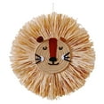 thumbnail image 2 of AMLESO Rural Hand-woven 3D Cartoon Animal Straw Wall Art Hanging Rattan Tapestry Decor F, 2 of 8