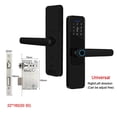 thumbnail image 2 of Serrure de Porte Intelligente avec Poignée, Entrée Sans Clé, Serrure de Porte pour Porte d'Entrée, Serrure Wi-Fi, Application Smart Life Free, Télécommande de Porte 35-120 mm, Maison Intelligente Intégrée, 2 of 5