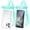 cyan green, variant on 7 Inch XX Dry Phone Pouch Waterproof Case, Fits iPhone XS Plus to 17 Pro Max & Xiaomi 17 Pro, Protective Dry Bag for Rafting Skiing Beach Water Sports