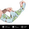 thumbnail image 2 of Fotbe Cute Floral Frog Mangas para Brazos con Protección Solar UV- Cubrebrazos para Tatuajes – Mangas Deportivas Refrigerantes UPF 50 para Hombre y Mujer, 2 of 7