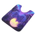 thumbnail image 7 of Yayeee Bath Rug for Bathroom Floor Non Slip Contour Fluffy Soft Absorbent Mat, 20"x24", Blue Road, 7 of 7