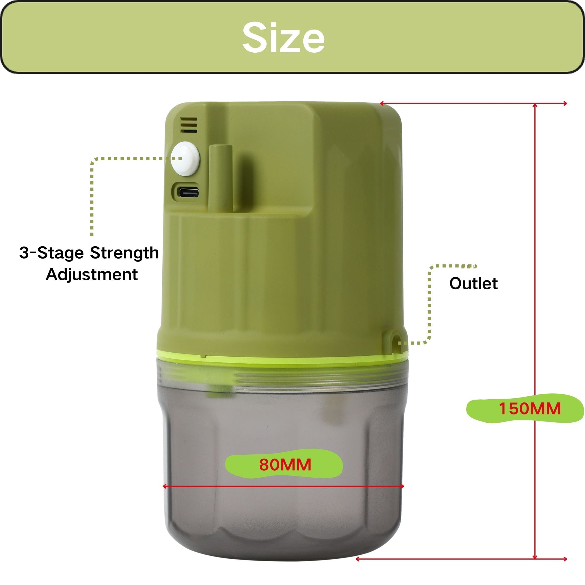 Portable Electric Suction Machine for Mucus – 100ml Automatic Phlegm Aspirator for Kids, Adults & Pets | Handheld Medical & Veterinary Use