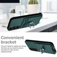 thumbnail image 5 of Allytechgroup Samsung Galaxy S23 Case with Cards Holder, Crossbody Shoulder Strap Ring Holder Kicsktand Bumper Shockproof Slim Fit Wallet Case Cover for Samsung Galaxy S23, Green, 5 of 6