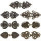 thumbnail image 1 of 7 broches para suéter, 7 broches estilo vintage para chal, broches de bronce para camisa o vestido, para ajustar la espalda., 1 of 5