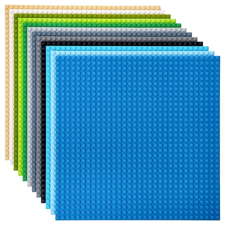 Strictly Briks Classic Stackable Baseplates  For Building Bricks  Bases for Tables  Mats  and More  100% Compatible with All Major Brands  Nature Colors  12 Pack  10x10 Inches price history on PriceWatchPro