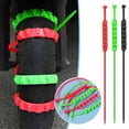 thumbnail image 3 of Soug 10 Pack Snow Chains Anti Slip Tire Chain for Motorcycle Bicycle Winter Snow Tire Anti-Skid Chains Safety Anti-skid Ties, Universal Adjustable Portable Emergency Snow Tire Chains New, 3 of 8