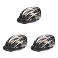 thumbnail image 1 of tamizeot Bike Helmet Taillight Riding Hat Integrally-molded Man Lady Adjustable Cap Rear Light for Motorbike Sport Titanium White 3Set, 1 of 6