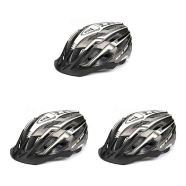 Casco de bicicleta Naiovety con luz trasera ajustable recargable para motocicletas titanio Talla M