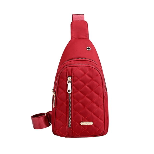 Birdeem Fashionable Embroidery Diamond Shoulder Crossbody Bag Large Capacity Watertight Backpack with Data Hole