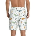 thumbnail image 3 of Kdxio Sea Creatures Print Mens Sleep Shorts Bottoms Soft Comfy Pajama Wear Pants with Drawstring Pockets, 3 of 7