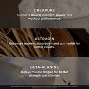 The Genius Brand Genius Creatine - Ultra Pure Creatine Monohydrate plus Nootropics including Beta Alanine and AstraGin for improved absorption, strength, and performance - Green Apple, 25 Servings