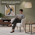 thumbnail image 3 of Bossa – Sillón Individual Moderno para Sala, Recámara o Estudio con Patas de Acero Resistentes, Ideal para Espacios Pequeños – Bianchi, 3 of 10