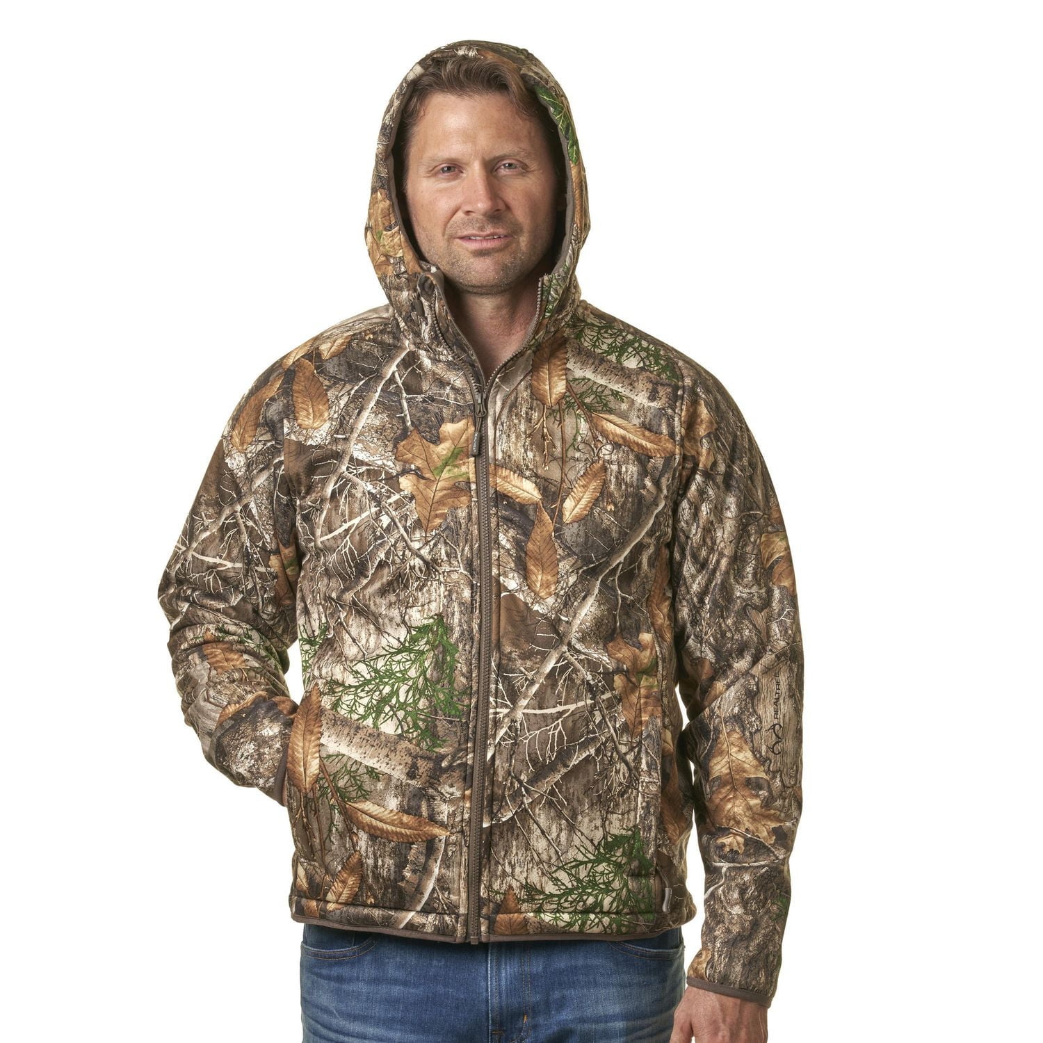 Veste doublée Sherpa à l’épreuve du vent pour hommes de Realtree Edge