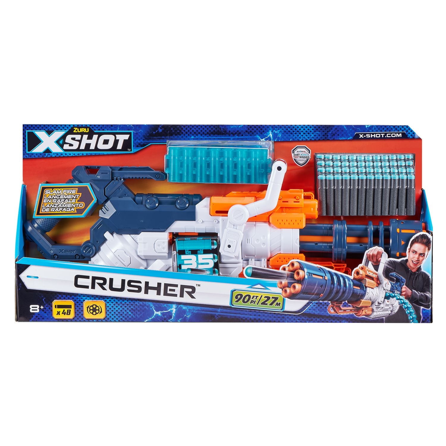 X-Shot Excel Crusher Foam Dart Blaster