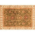 thumbnail image 1 of Ahgly Company Indoor Rectangle Oriental Orange Traditional Area Rugs, 7' x 9', 1 of 4