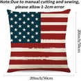 thumbnail image 4 of 4th of July Decorations Pillow Covers 30x30 inch Set of 4, Independence Day Memorial Patriotic Freedom&nbsp;Stars Stripes Cushion Case for Sofa Couch Bed Home Outdoor Car (30" x 30", Red/Stripes), 4 of 6