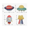 thumbnail image 2 of Soft Plush Space Shuttle Rocket Toy (Medium Size),Cute doll, 2 of 5