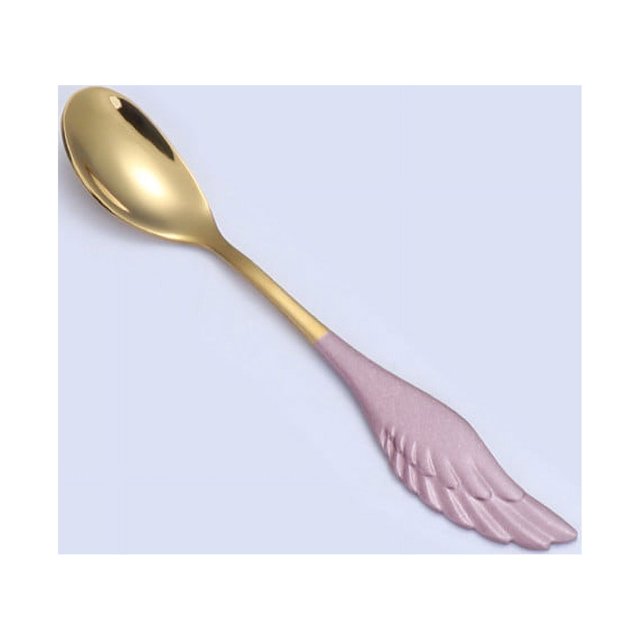 Sentmoon Sales Items for the Day 304 Stainless Steel Lovers Coffee Spoon Valentine's Day Dessert Spoon Fork Gift Tableware Deals of the Day Clearance Prime