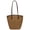 Caramel, variant on 2-In-1 Women Straw Woven Summer Beach Bag Large Bucket Tote Purse Casual Shoulder Bag Eco-Friendly Top Handle Handbag