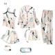 thumbnail image 1 of Juego de camisón 7pcs / set Ropa de dormir impresa con pantalones cortos de chaleco Conjunto de pijamas de mujer Lady Home Wear, L AweSitey AP000846-02, 1 of 7