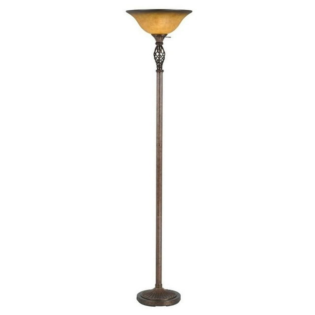 Cal Lighting Torchière en Métal en Rouille