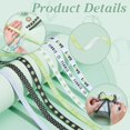 thumbnail image 3 of 6 Rolls 6 Styles Tennis Printed Polyester Grosgrain Ribbon Garment Accessories Mixed Color 3/8 inch(10mm) about 5.00 Yards(4.57m)/Roll 1 roll/style, 3 of 5