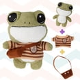 thumbnail image 3 of Juguetes De Peluche De Rana Kawaii, Muñeco De Rana De Ojos Grandes, Animales Suaves, Decoración De Escritorio, Decoración Del Hogar, Almohada De Cumpleaños, Regalo Para Niñas Y Niños Muyoka Hogar, 3 of 3