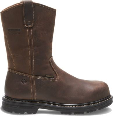 wolverine men's nolan 10'' wellington composite toe work boots - Walmart.com