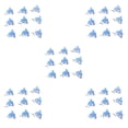 thumbnail image 2 of bedienty 50 Pieces Wooden Button Rough Surface Widely Applicable Fasteners Fish-shaped Shank Buttons Embroidery Sewing Supplies Sky Blue 5Set, 2 of 6
