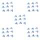 thumbnail image 1 of Botones de sujetadores Billuyoard Paquete de 50 accesorios de ropa puntada bordado azul, 1 of 6