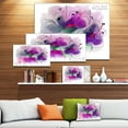 thumbnail image 3 of Illustration de Fleur Violette - Impression sur Toile Florale, 3 of 4