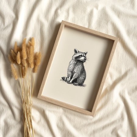 Vintage Sketch : Farmhouse Decor Unframed Paper Print