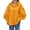 Yellow, variant on Womens Solid Color Casual Shirt Long Sleeve Lapel Button Blouse Loose Top Turn Down Collar Black XXL