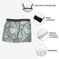thumbnail image 5 of Kdxio Men's Boxer Briefs with Hand Drawn Chickens Print - Comfortable and Breathable Underwear for Everyday Wear, 5 of 7