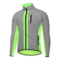 thumbnail image 1 of Labymos Men's Cycling Reflective Windbreaker Windproof Waterproof Cycling Jacket Bike Wear Quick-dry Elastic Breathable Sport Clothing For Running Jogging Cycling Gym Fitness, 1 of 7