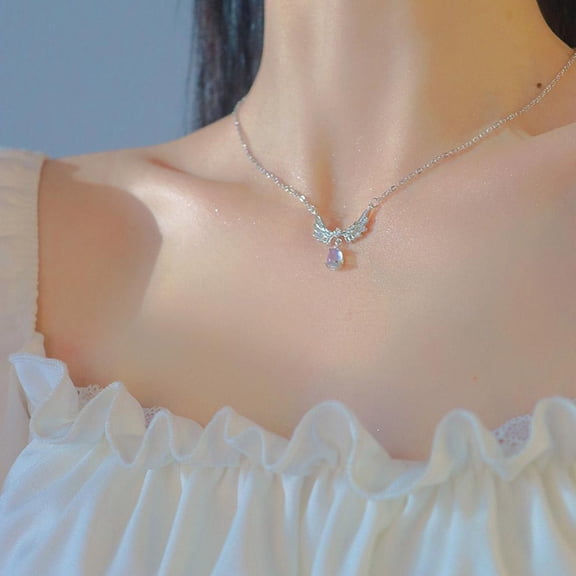 FurNest 4pcs Necklace Set simple cute personality n