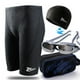 thumbnail image 5 of Bañador de hombre de cinco puntos, de secado rápido, impermeable, bañador de hombre de talla grande de piel de tiburón, gorro de baño para hombre, gafas de natación, conjunto de equipo, 5 of 5