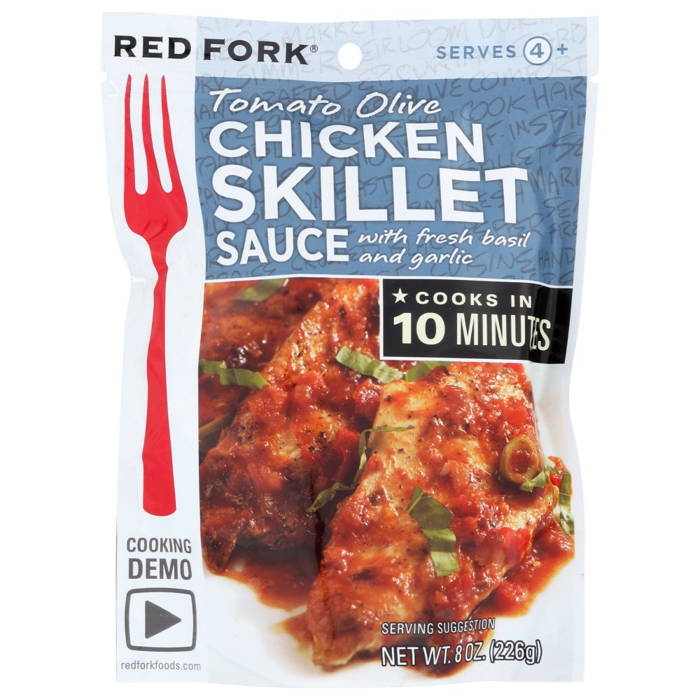Red Fork Skillet Sauce Tomato Olive Chicken, 8 Oz