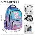 thumbnail image 5 of Pzuqiu Guitar Capybara Backpack for School Kids Girls Large Capacity Schoolbags with Side Pockets Bookbags, 17 Inches College Students Backpacks Lightweight Laptop Daypack, 5 of 7