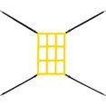 thumbnail image 1 of Haute Qualité! Filet d'Entraînement de Baseball Jaune, 1 of 4