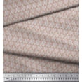 thumbnail image 3 of Soimoi Gray Cotton Poplin Fabric Leaves & Buds Floral Printed Fabric 1 Yard 42 Inch Wide, 3 of 3