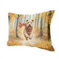thumbnail image 2 of Welcome Fall Soft Coated Wheaten Terrier Strolling Through the Autumn Maple Forest Pillow Cushion Double Sided Wheatie Dog Lover Throw Pillow - 12012, 2 of 4