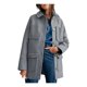 thumbnail image 1 of Abrigo De Invierno Elegante De Lana De Guisante De Media Lon, 1 of 8