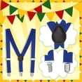 thumbnail image 2 of Traje mexicano para bebé Geyoga para el primer cumpleaños con sonajero y agitadores, 2 of 7