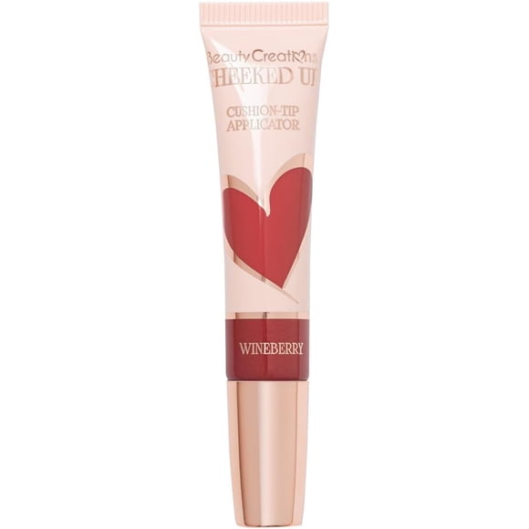 Beauty Creations | Flawless Stay Liquid Blush Cheeked Up Wands Rubor Líquido (Wineberry, 12g)