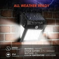 thumbnail image 4 of Outdoor Wall Light 30 LEDs Motion Sensor Light Wall Lamp for Garden Yard Decor, 4 of 8