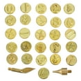 thumbnail image 1 of 1 Set Wood Burning Pen Tips 26 Letters Soldering Iron Working Burner Tip for DIY Pyrography Woodworking Carving, 1 of 8